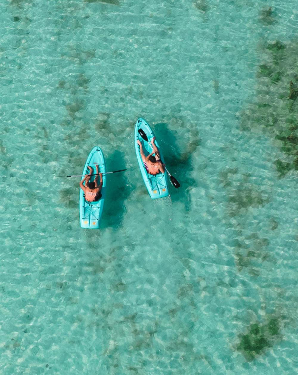 Renta de kayaks inflables individuales y dobles